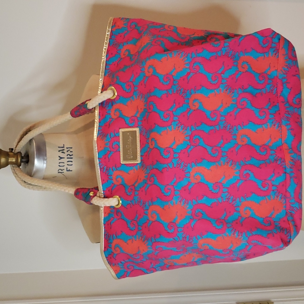 Lilly Pulitzer Canvas Tote Bag